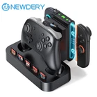 NEWDERY 2IN1 Charging Dock for Nintendo Switch 2 Pro Controller & Joycon Station