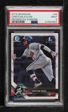 2018 Bowman Chrome Prospects Cristian Pache #BCP46 PSA 9 MINT