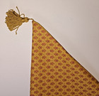 Civil War Re-enactment Sleeping Cap GOLD RED Cotton Handcrank Sewing machine — photo 2
