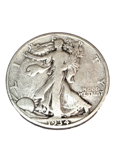 1934 S 50C Walking Liberty Half Dollar * FREE SHIPPING *