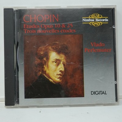 Chopin - Etudes Opus 10 & 25 CD 1987 Nimbus Records Classical Piano