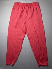 VINTAGE Fruit Of The Loom Sweatpants MADE IN USA 80s 90s DEADSTOCK Pink Large