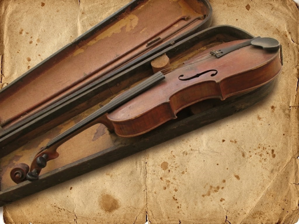 HOPF Vintage German Violin 🎻 Antique 4/4 Full Size, Wooden Case & 2 Bows AS-IS