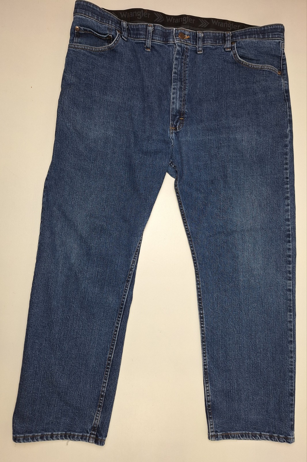 Men's 44x29 Straight Blue Jeans Comfort Flex Waistband 96cfw