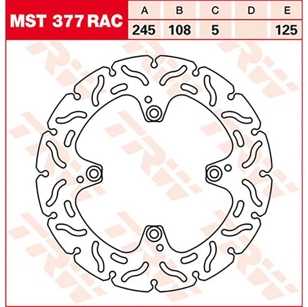 TRW Bremsscheibe (FüR: Ducati Monster S4R 996 M4 04-06 Hinten )-image