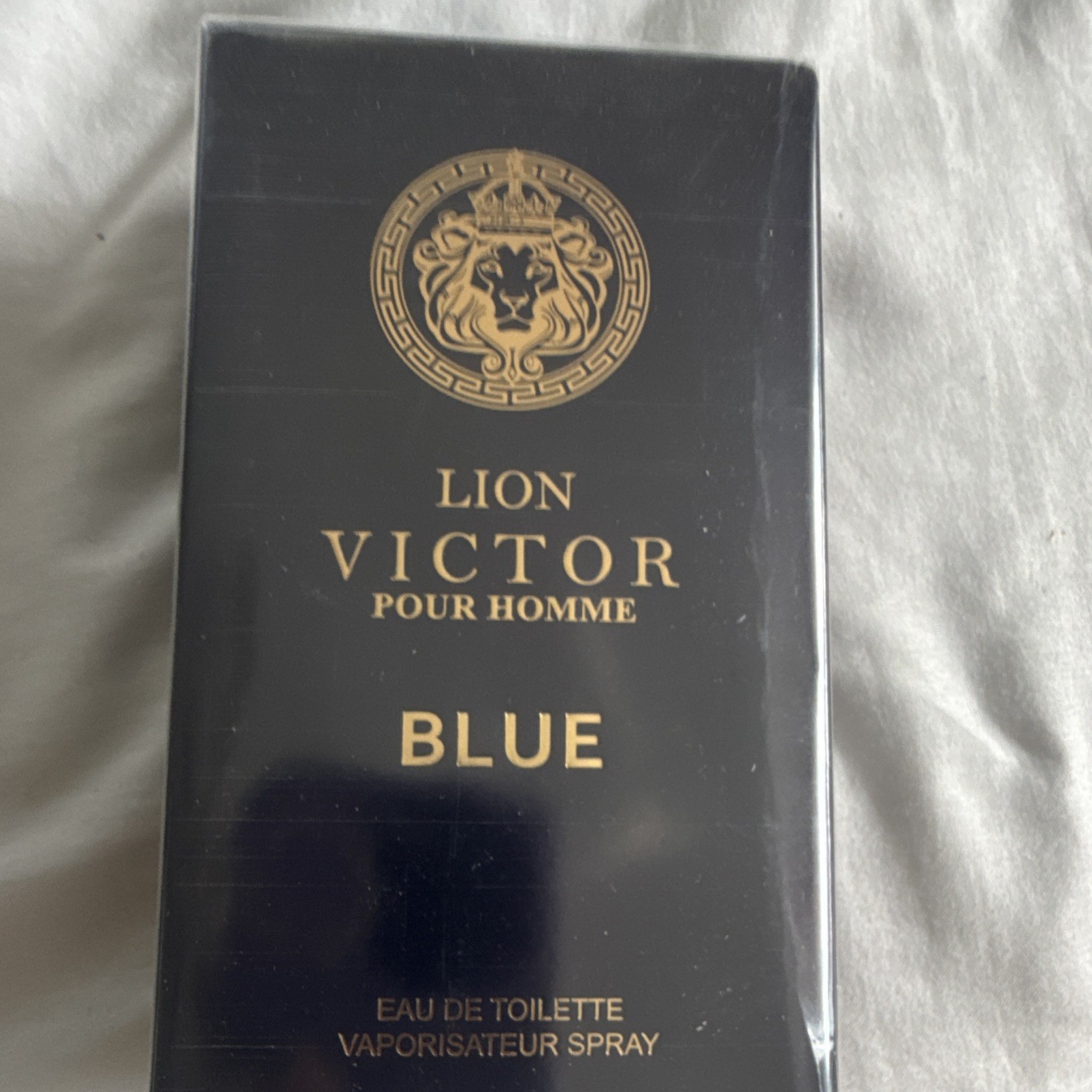 Lion Victor Blue Pour Homme Eau de Toilette Spray, Regular Size 3.4 fl oz