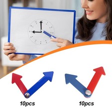 10 Pieces Clock Hands Learning Teaching Clock Hand for School Classroom Home
