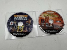 PS2 Nicktoons Attack of the Toybots & Battle for Volcano Island Disc Only