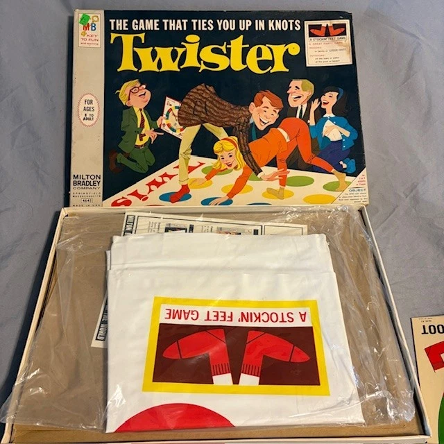 Twister Game - Vintage 1966 - Milton Bradley - Original 1st Edition - Complete - Image 2 of 4