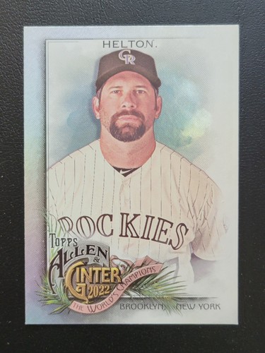 2022 Topps Allen & Ginter - Todd Helton #50 Silver Portrait