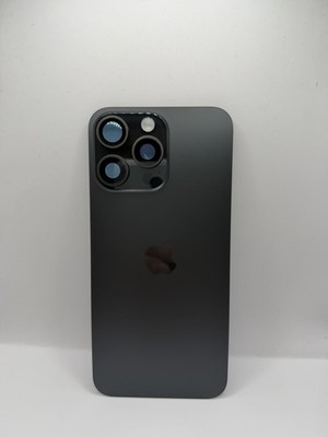  100% Original Apple iPhone 15 Pro Max Backcover  Schwarz vormontiert NFC  