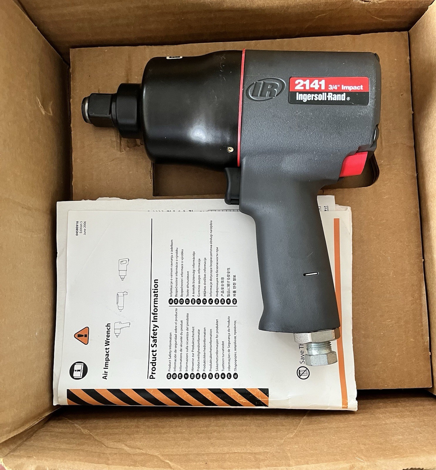 Ingersoll Rand 2141 3/4&rdquo; Drive Air Impact Wrench &ndash; New O