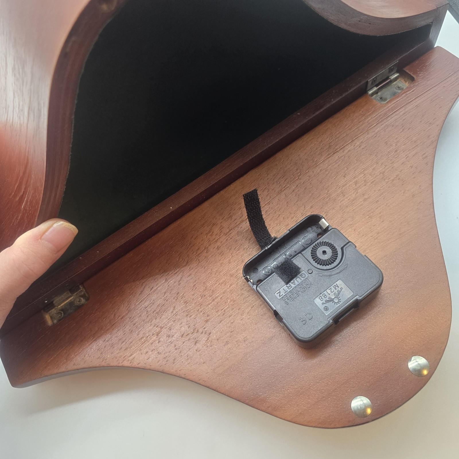 NRA Pennington Concealment Mantel Clock Wooden Tested Works