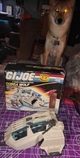 1987 Hasbro GI Joe Cobra Wolf Unused w Box Card  No Figure Sticker Manual