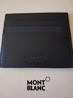 Montblanc Meisterstuck 6CC Black Leather Card Holder Full Box