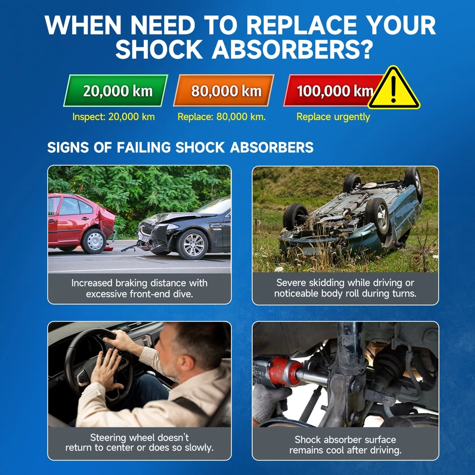 For 2007-2009 Hyundai Santa Fe 2007-2012 Veracruz Rear Shocks Struts Assemblies Foto 4 de 4