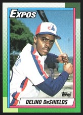 Delino DeShields 1990 Topps #224 Montreal Expos