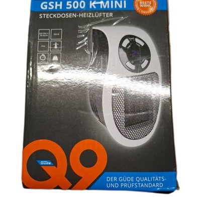 Güde Steckdosen-Heizlüfter GSH 500 K mini (230 V, 500 W Heizleistung, 28,46 m³/h