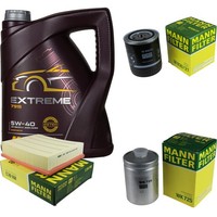 Mann Inspektionspaket 5L Mannol Extreme 5W-40 FüR Audi A6 2.4 2.8 Quattro A4 VW