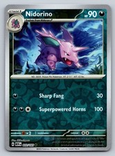 Nidorino 033/165 Reverse Holo SV: Scarlet & Violet 151 Pokemon Card - NM