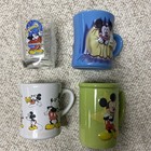 4 Vintage Walt Disney World Mickey Mouse Ceramic and Glass Mugs — photo 1
