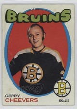 1971-72 Topps Gerry Cheevers #54 HOF rp9