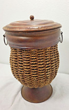 Vampire Diaries Franchise Metal Wicker Basket With Lid (Box #591)