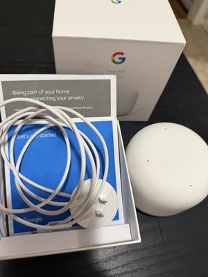 Google Nest Wifi Add-on Point Access Point, 1200 Mbps, Dual-Band, White