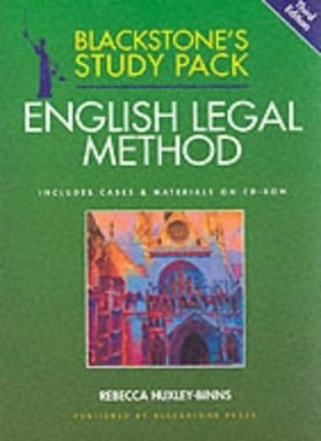 English Legal Method (Blackstone's Study Packs) By Rebecca Huxle