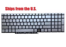 For HP Envy 17-ch0003ca US Silver Keyboard Original New Backlit
