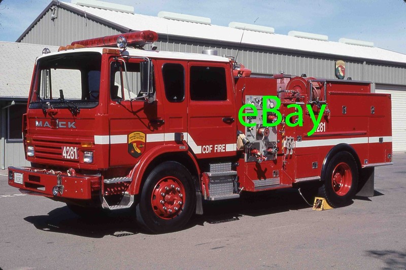 Fire Truck Photo CA CDF CalFire Mack MS Master Body Engine Apparatus Madderom