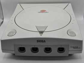 SEGA Dreamcast HKT-3020 Home Console - White Battery Mod Tested Working