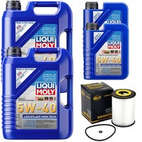 MotoröL Set High Tech 5W-40 Liqui Moly 12 Liter + ÖLfilter FüR Mercedes Sprinter