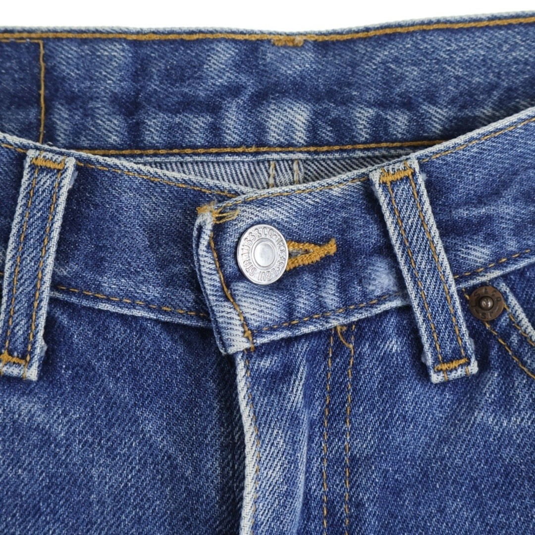 Levi's 90- 517 BOOT CUT SLIM FIT DENIM PANTS Button Back 379 Small E Used 94d0a6 thumbnail 3