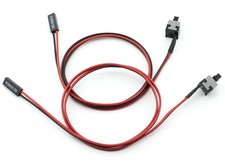 2 PCS PC Power Button ATX Desktop Motherboard On/Off/Reset Switch Cable 50cm