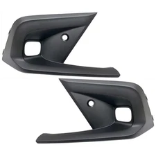 Pair Fog Light Trims Driving Lamp Set of 2  Driver & Passenger Side Sedan