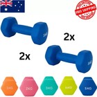 2X Anti Slip Dumbbells Set Weightlifting Dumbbell Pair Barbell Gym Hand Weights