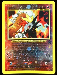Entei 34 Black Star Promo 2001 Spell of the Unown Movie Pokémon Card