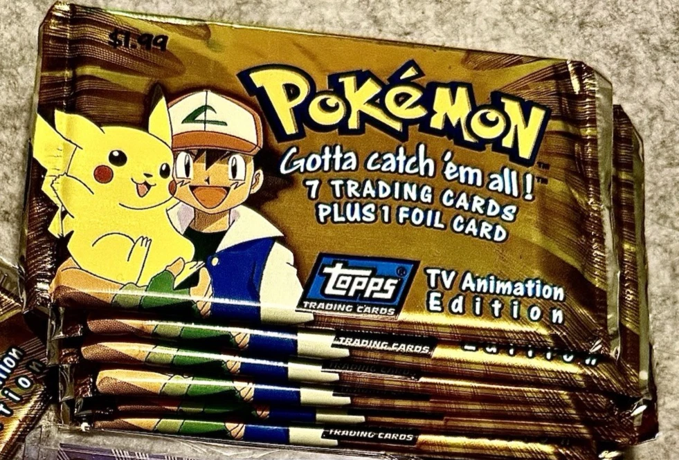 pokemon topps cards pack Topps Pokemon TV Animation Booster Pack Wenzel TCG