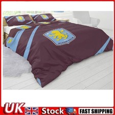 Aston Villa FC Double Duvet Set Official Licensed Product Birthday Xmas Gift