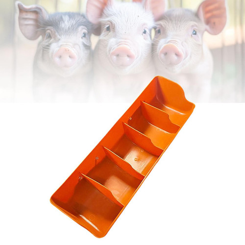 Pig Feeder Bowl Easy to Clean Piglet Feeding Trough for Poultry Cattle Puppy