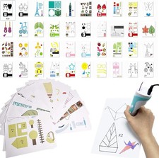 3D Printer Drawing Molds Paper Stencils for Printing Pen,POYLKJGYT...