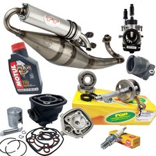 KOMPLETTSATZ ZYLINDER AUSPUFFWELLE 70cc ø47 2T GILERA RUNNER 50 SP