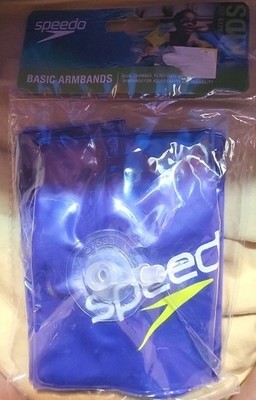 New Speedo Basic Swim Armbands Age 2-12 1 Pair Dual Chamber Begin to Swim