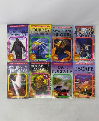 Choose Your Own Adventure Books 1-8 by R.A. Montgomery - Very Good - Free Ship