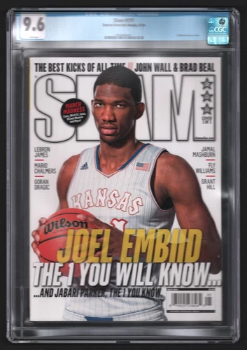 Joel Embiid SLAM Magazine #177 May 2014 Newsstand CGC 9.6 "The 1 you will know"