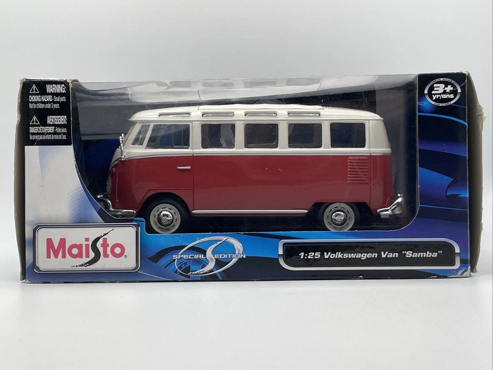  Volkswagen Van Samba 1/25 Maisto Spécial Edition  - Photo 1/4