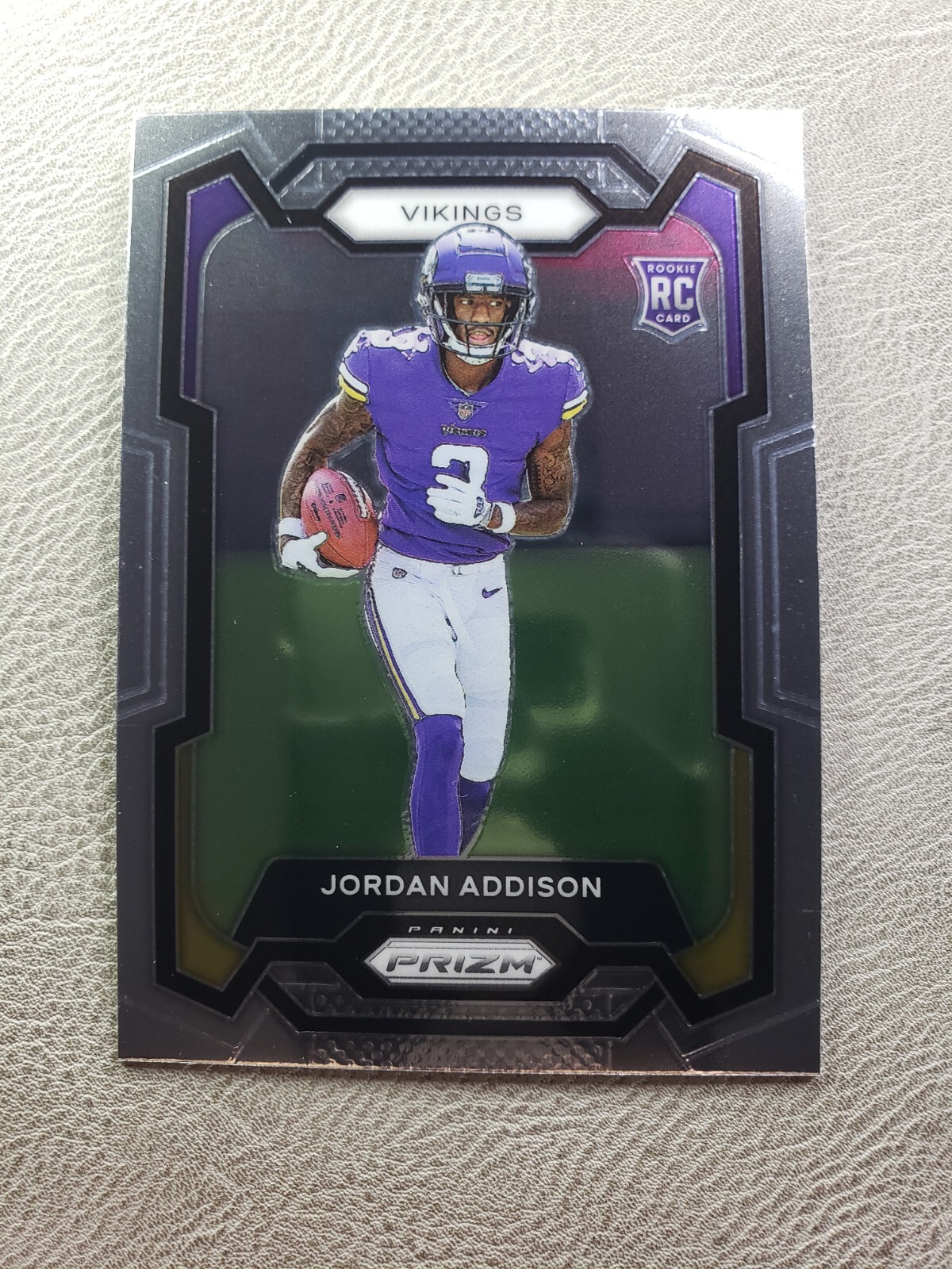 2023 Panini Prizm Football Jordan Addison Rookie Base #368