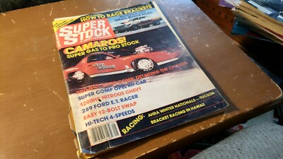 SUPER STOCK & DRAG ILLUSTRATED MAGAZINE NHRA CAMARO S.GAS PRO STOCK MAY 1984