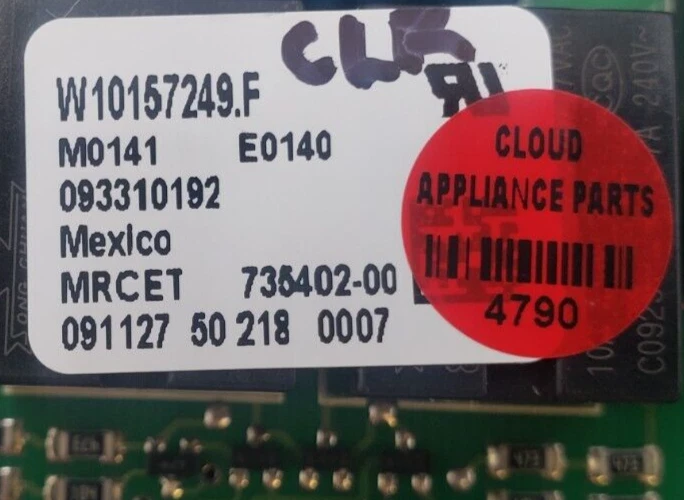 Genuine Whirlpool Oven Control Board W10157249 Same Day Ship & *60 Days Warranty - Photo 4/4